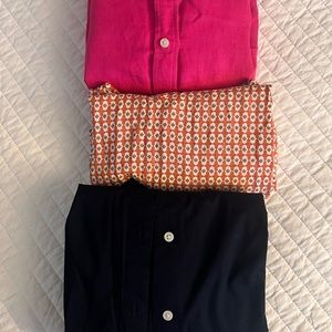 Beautiful bundle! 3 button down shirts/ blouses size XS/S
